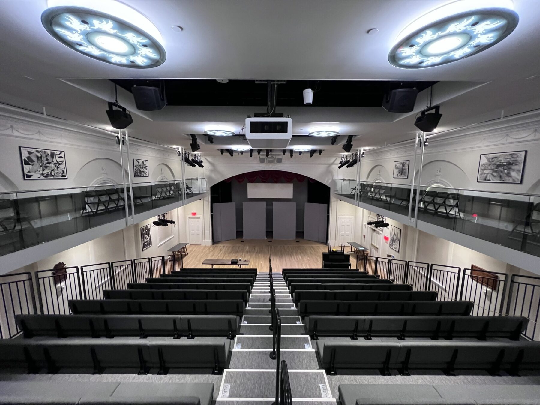 Interior of the Hard Auditorium