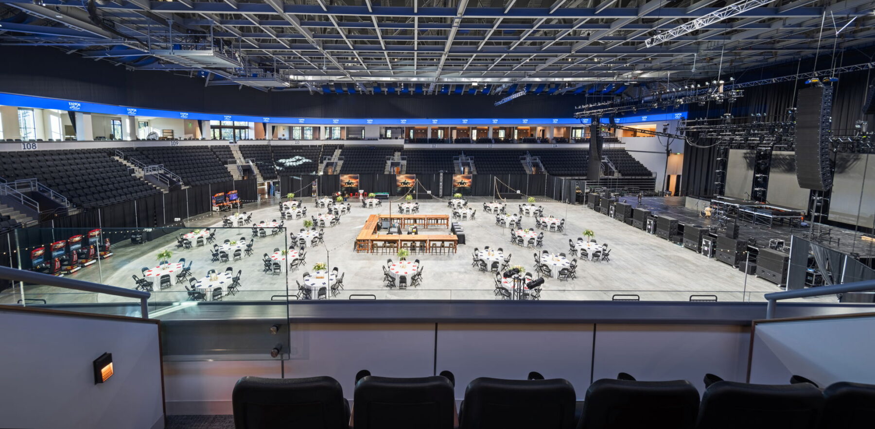 Interior of the Tahoe Blue Event Center