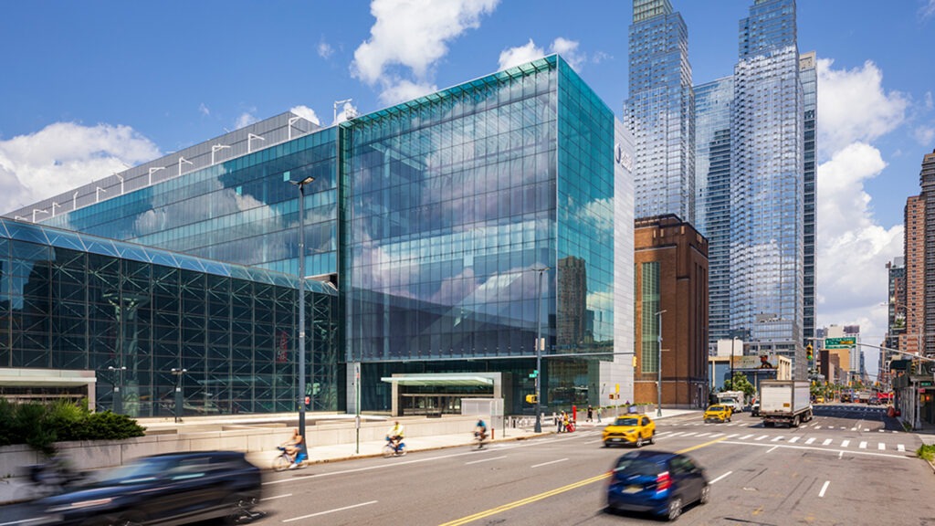 Exterior of the Javits Center