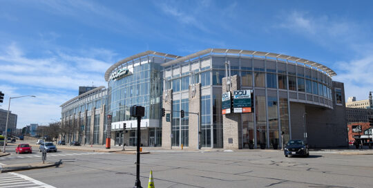 Exterior of the DCU Center Arena, Convention Center